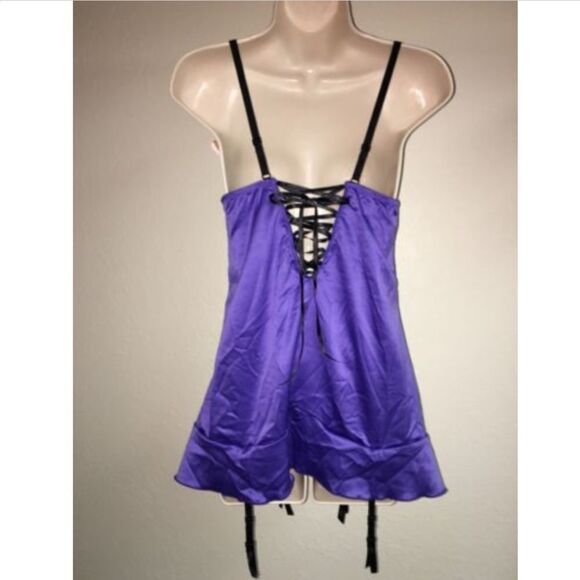 Affinitas 3pc Set Bra Panty Babydoll 34D Large NWT - Picture 6 of 6